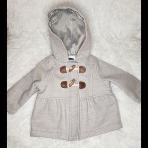 Old Navy 3-6 Month Hooded Pea Coat